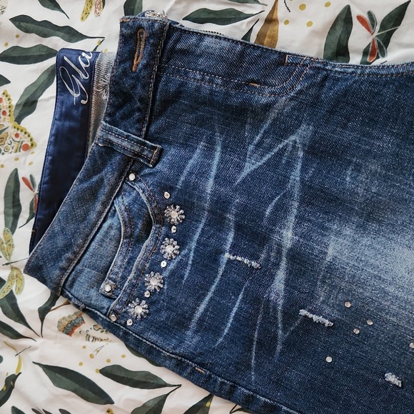 NEXT Glamour Embellished and jeweled jeans size 10 - Picture 1 of 11